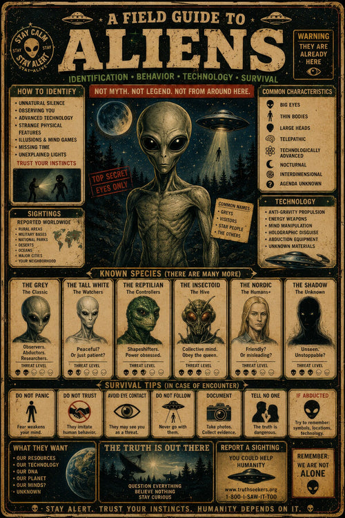 A Field Guide to Aliens: Identification, Behavior, Technology, Survival