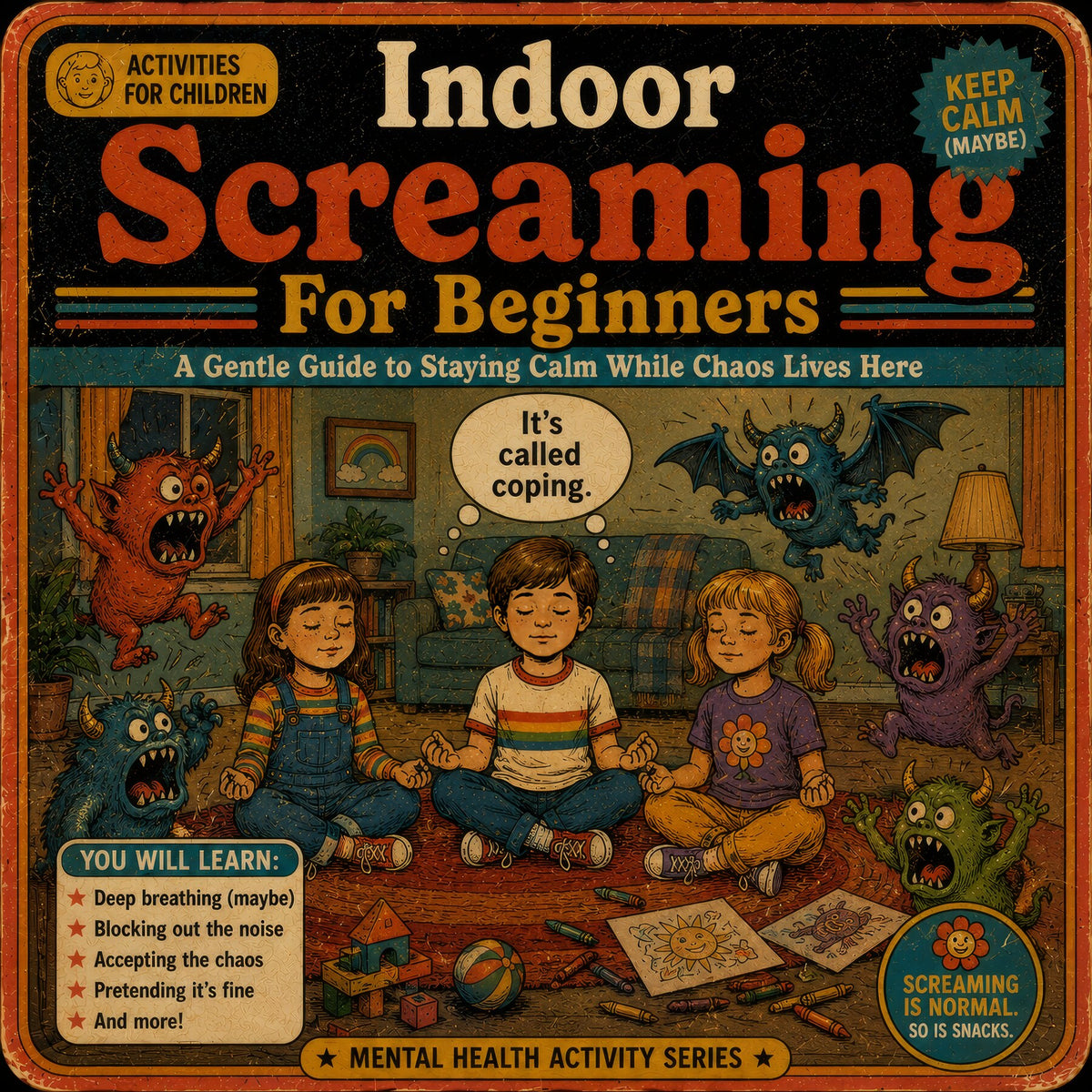 Indoor Screaming for Beginners: A Gentle Guide to Staying Calm While Chaos Lives Here