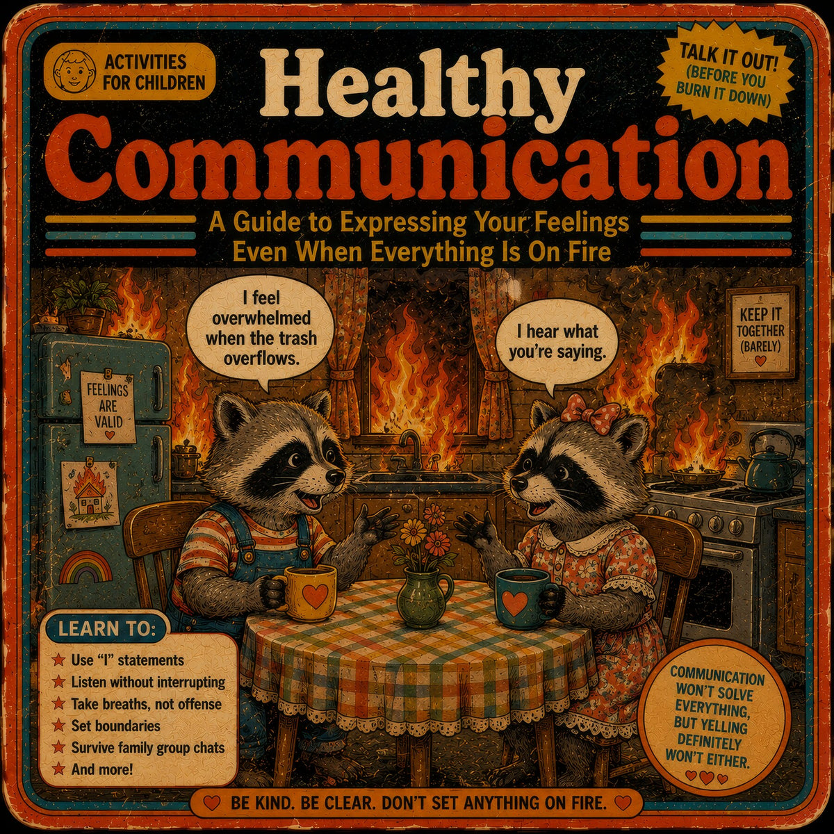 Healthy Communication: A Guide to Expressing Your Feelings Even When Everything Is On Fire