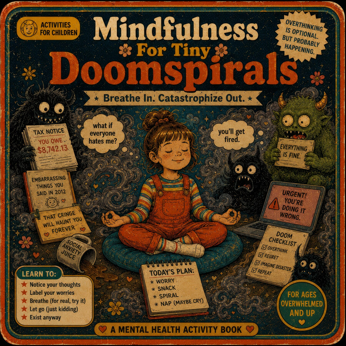 Mindfulness for Tiny Doomspirals: Breathe In. Catastrophize Out.