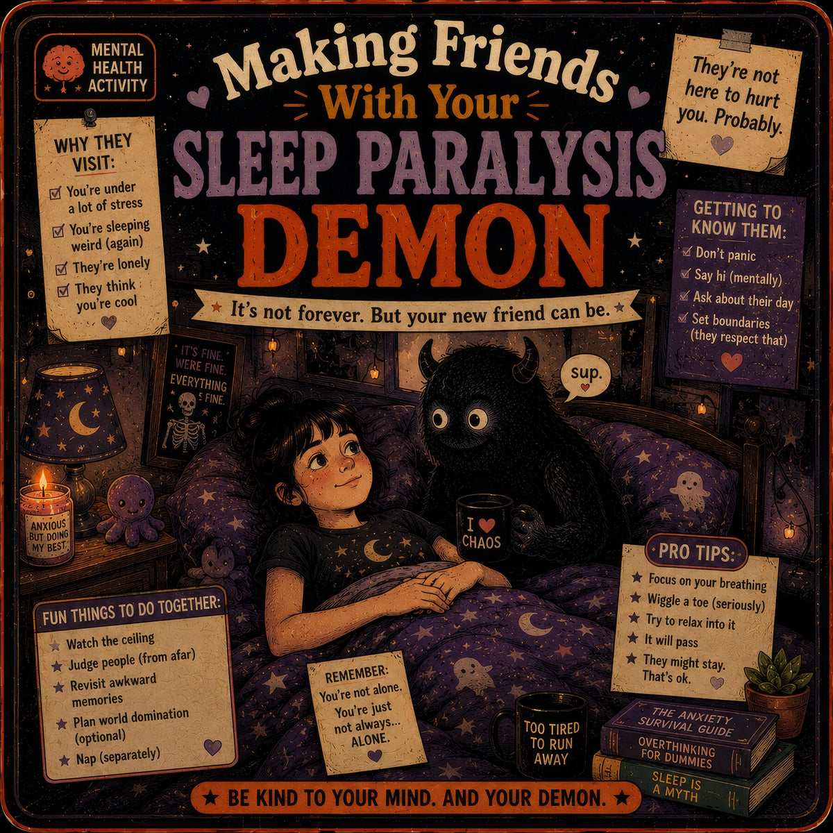 Making Friends with Your Sleep Paralysis Demon: It's Not Forever. But Your New Friend Can Be.