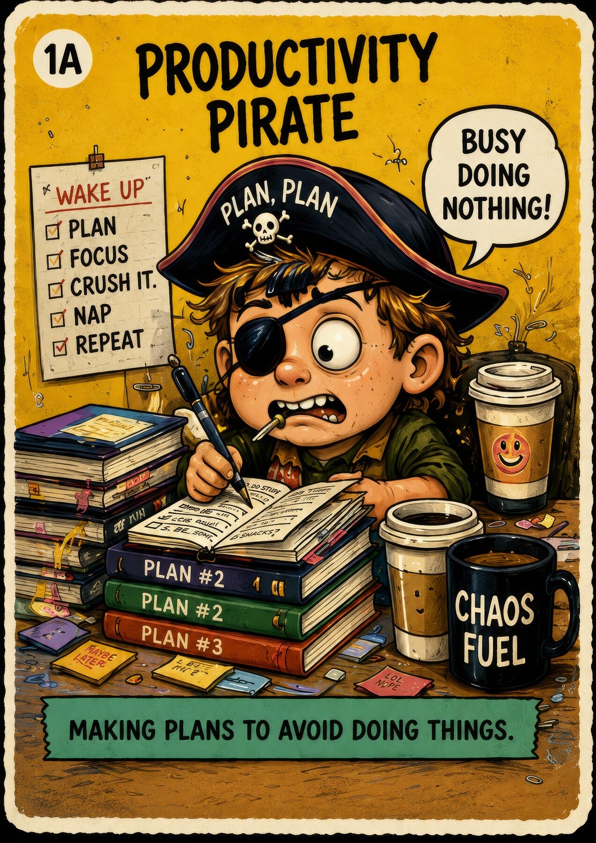 Productivity Pirate: Making Plans to Avoid Doing Things.