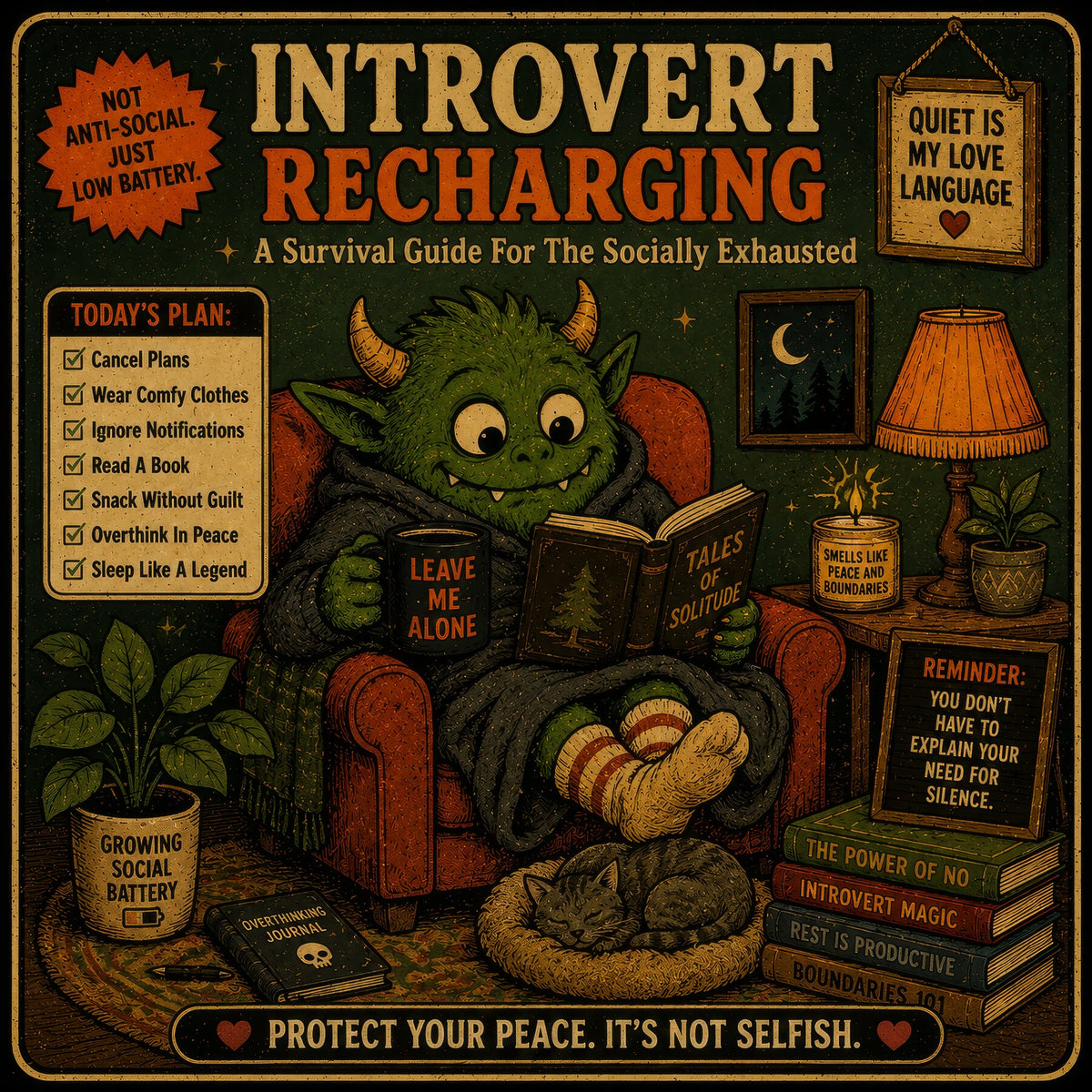 Introvert Recharging: A Survival Guide for the Socially Exhausted
