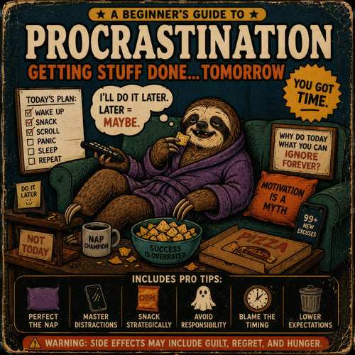 A Beginner's Guide to Procrastination: Getting Stuff Done... Tomorrow