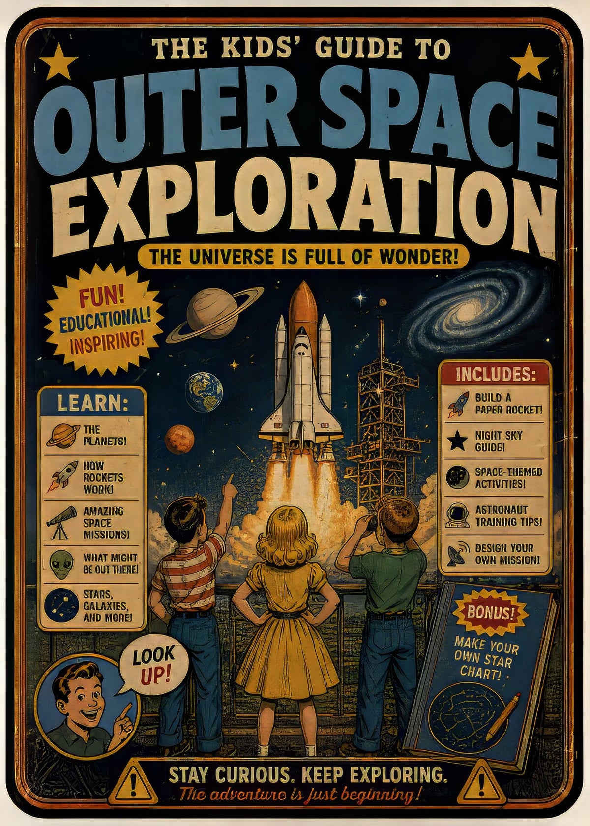 The Kids' Guide to Outer Space Exploration: The Universe Is Full of Wonder!