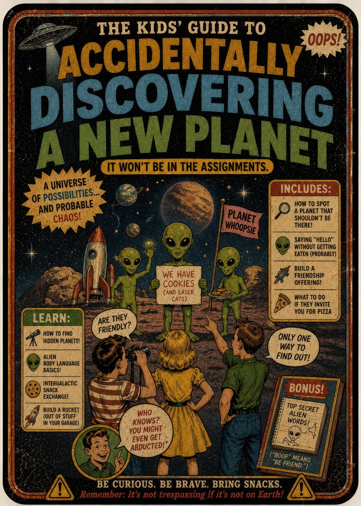The Kids' Guide to Accidentally Discovering a New Planet: It Won't Be in the Assignments.