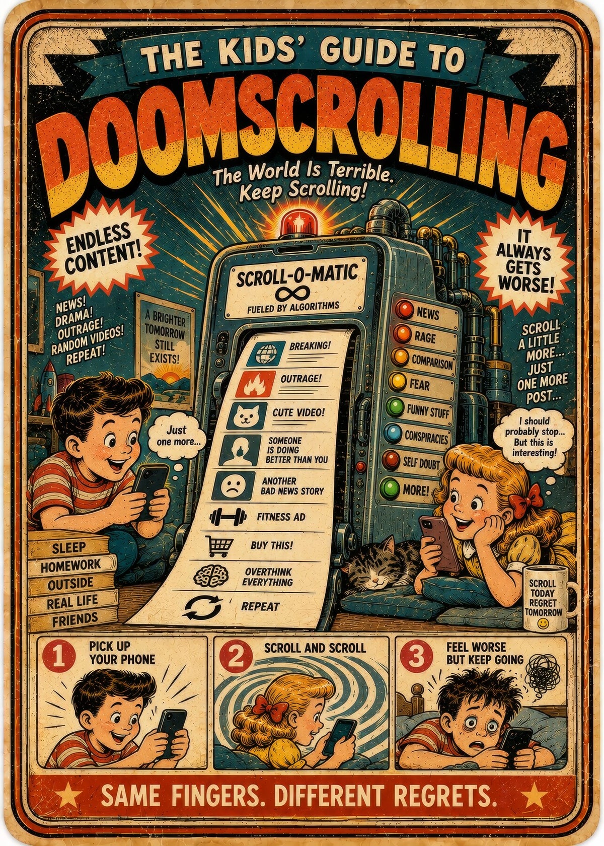 The Kids' Guide to Doomscrolling: The Worst Scroll Is the One You Keep Scrolling!