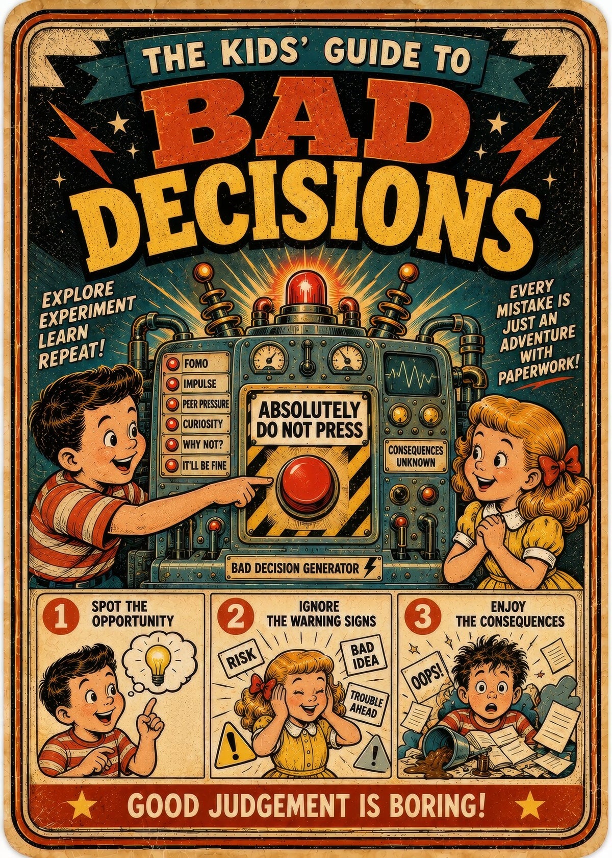 The Kids' Guide to Bad Decisions: Good Judgement Is Boring!