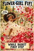 Flower-Girl Fifi, Brain Rot Bunch wedding character card