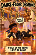 Dance-Floor Desmond, Brain Rot Bunch wedding character card