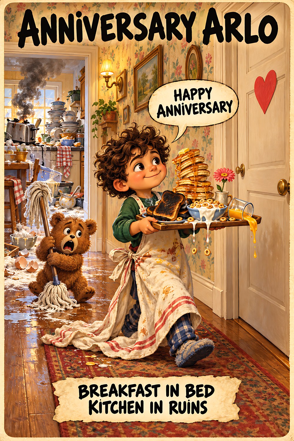 Anniversary Arlo, Brain Rot Bunch anniversary character card