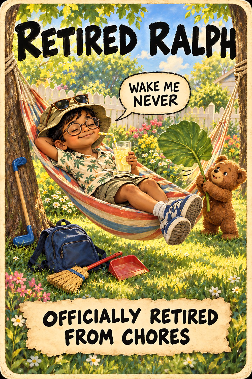 Retired Ralph, Brain Rot Bunch retirement character card