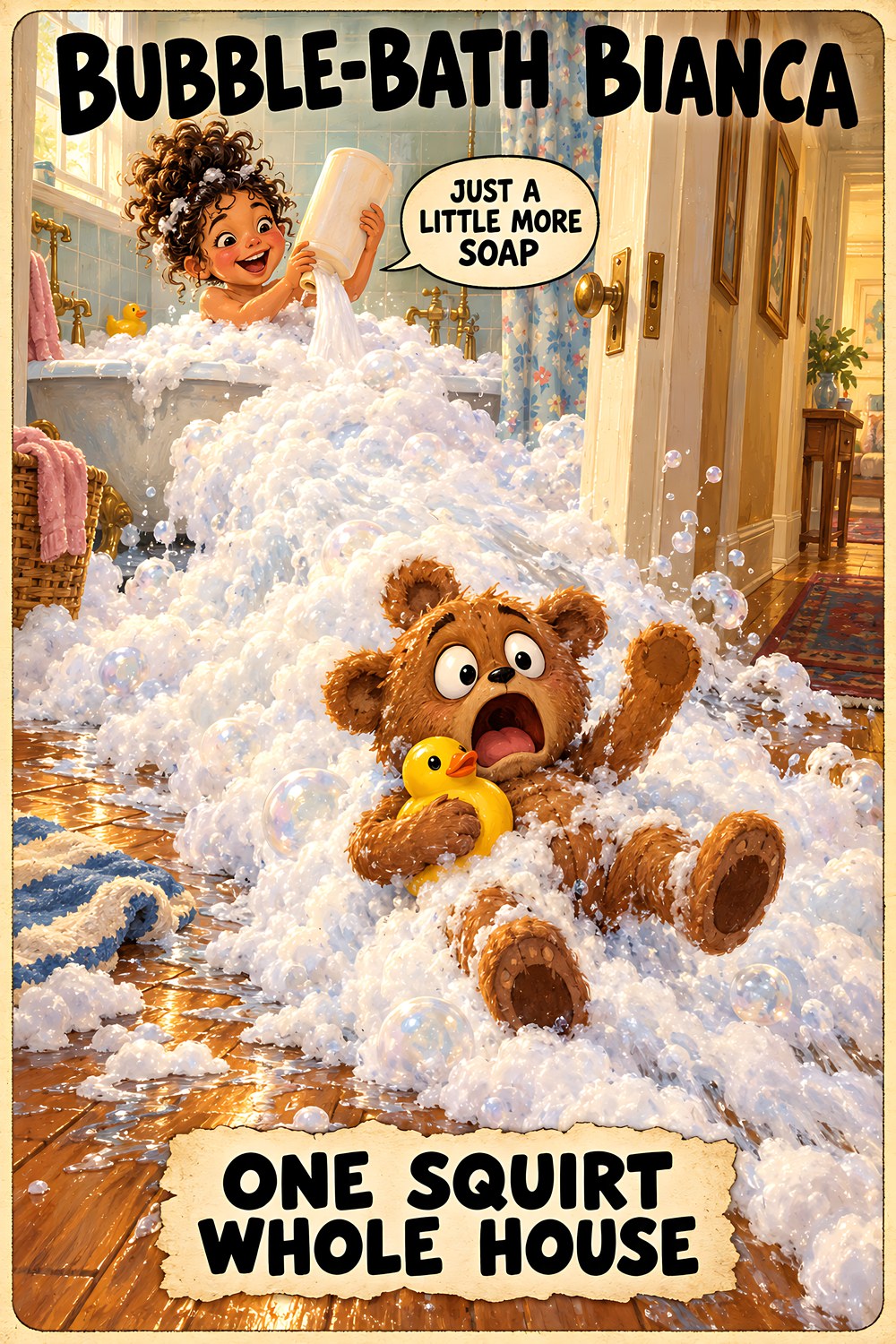 Bubble-Bath Bianca, Brain Rot Bunch Everyday Chaos character card
