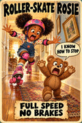Roller-Skate Rosie, Brain Rot Bunch Everyday Chaos character card