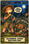 Backyard-Camping Caleb, Brain Rot Bunch Everyday Chaos character card