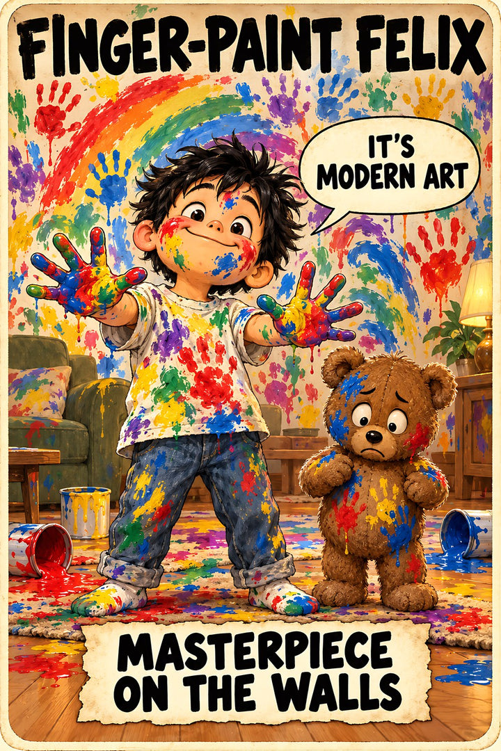 Finger-Paint Felix