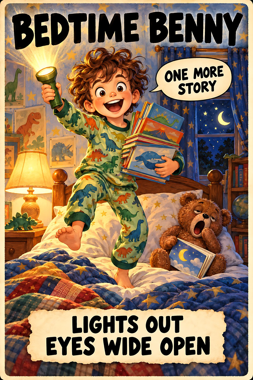 Bedtime Benny, Brain Rot Bunch Everyday Chaos character card