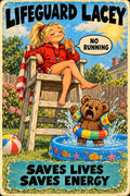 Lifeguard Lacey, Brain Rot Bunch Grown-Up Jobs character card
