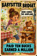 Babysitter Bridget, Brain Rot Bunch Grown-Up Jobs character card