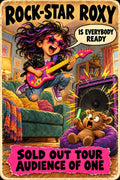 Rock-Star Roxy, Brain Rot Bunch Grown-Up Jobs character card