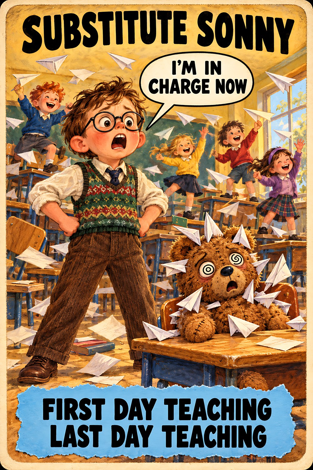 Substitute Sonny, Brain Rot Bunch Grown-Up Jobs character card