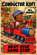 Conductor Kofi, Brain Rot Bunch Grown-Up Jobs character card