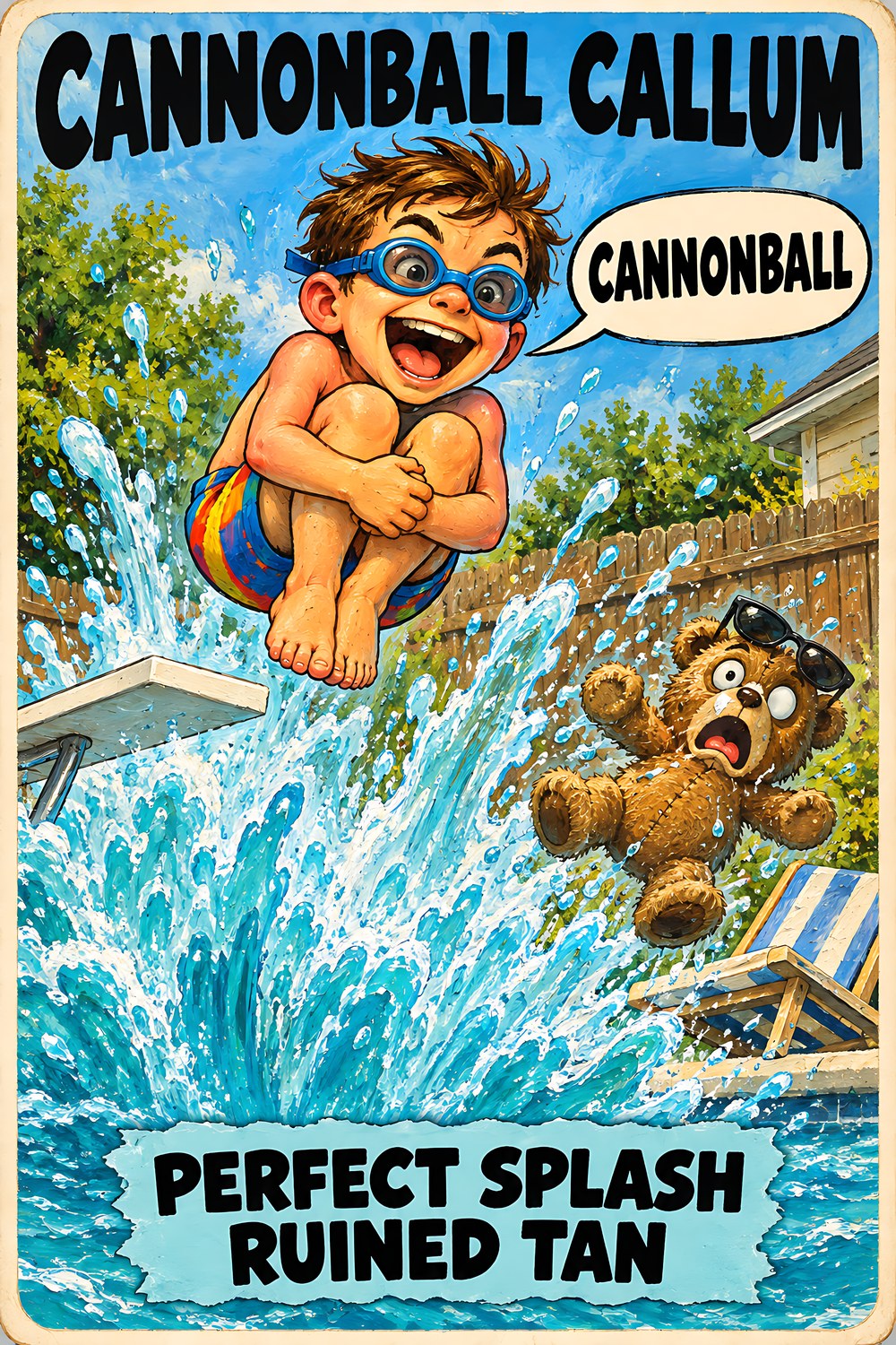 Cannonball Callum, Brain Rot Bunch Little Athletes character card