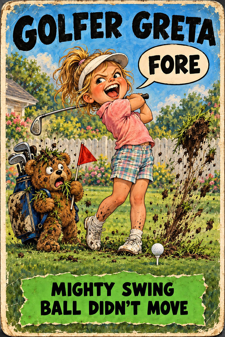 Golfer Greta