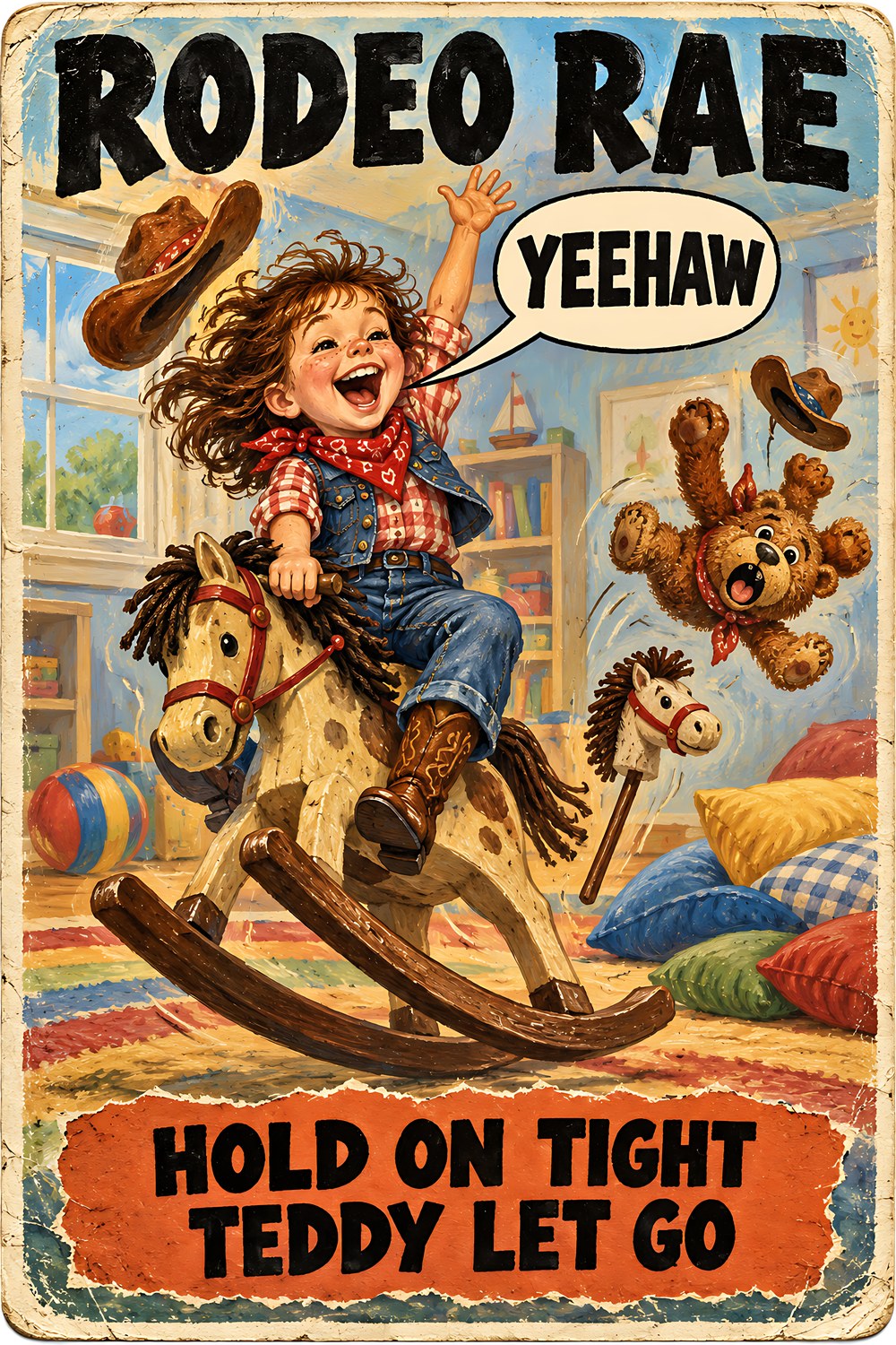 Rodeo Rae, Brain Rot Bunch Little Athletes character card