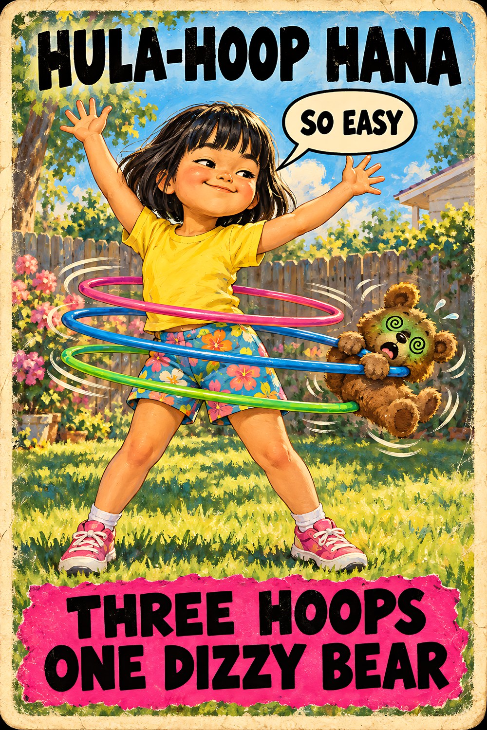 Hula-Hoop Hana, Brain Rot Bunch Little Athletes character card