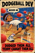 Dodgeball Dev, Brain Rot Bunch Little Athletes character card