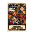 Midnight Milo Poster by Brain Rot Bunch, 8 x 12 inch size
