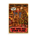 Tree-Topper Toby Poster by Brain Rot Bunch, 8 x 12 inch size