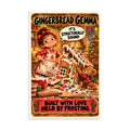 Gingerbread Gemma Poster by Brain Rot Bunch, 8 x 12 inch size