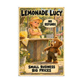 Lemonade Lucy Poster by Brain Rot Bunch, 8 x 12 inch size