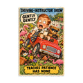 Driving-Instructor Drew Poster by Brain Rot Bunch, 8 x 12 inch size