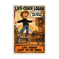 Life-Coach Logan Poster by Brain Rot Bunch, 8 x 12 inch size