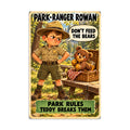 Park-Ranger Rowan Poster by Brain Rot Bunch, 8 x 12 inch size