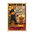 Museum-Guard Mo Poster by Brain Rot Bunch, 8 x 12 inch size