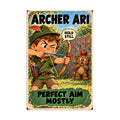 Archer Ari Poster by Brain Rot Bunch, 8 x 12 inch size