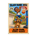 Slam-Dunk Desi Poster by Brain Rot Bunch, 8 x 12 inch size