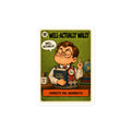 Well-Actually Wally Sticker by Brain Rot Bunch, product view