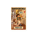 Anniversary Arlo Sticker by Brain Rot Bunch, 4 inch size