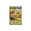 Retired Ralph Sticker by Brain Rot Bunch, 4 inch size