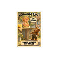 Lemonade Lucy Sticker by Brain Rot Bunch, 4 inch size