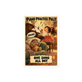 Piano-Practice Polly Sticker by Brain Rot Bunch, 4 inch size