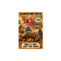Blanket-Fort Freya Sticker by Brain Rot Bunch, 4 inch size