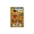 Puddle-Jump Poppy Sticker by Brain Rot Bunch, 4 inch size