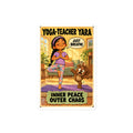 Yoga-Teacher Yara Sticker by Brain Rot Bunch, 4 inch size