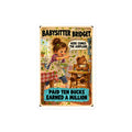 Babysitter Bridget Sticker by Brain Rot Bunch, 4 inch size